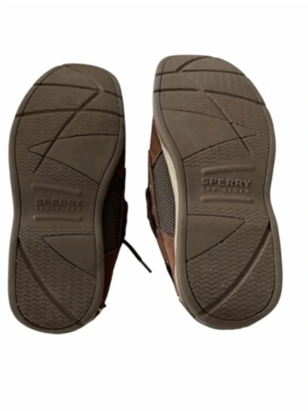 Sperry Top-Sider Intrepid Boys 5.5M Dark Brown Leather Boat Shoes YB25328A